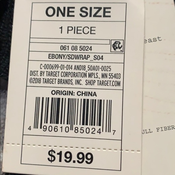 🌺 black one piece 🧣 scarf 🌺 - Picture 4 of 6